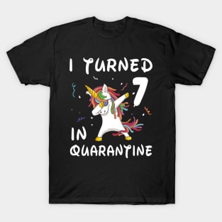 I Turned 7 In Quarantine T-Shirt